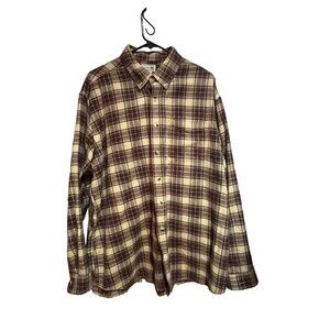 L.L.BEAN MEN'S FLANNEL SHIRT, SIZE XL-REG